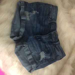 Denim shorts